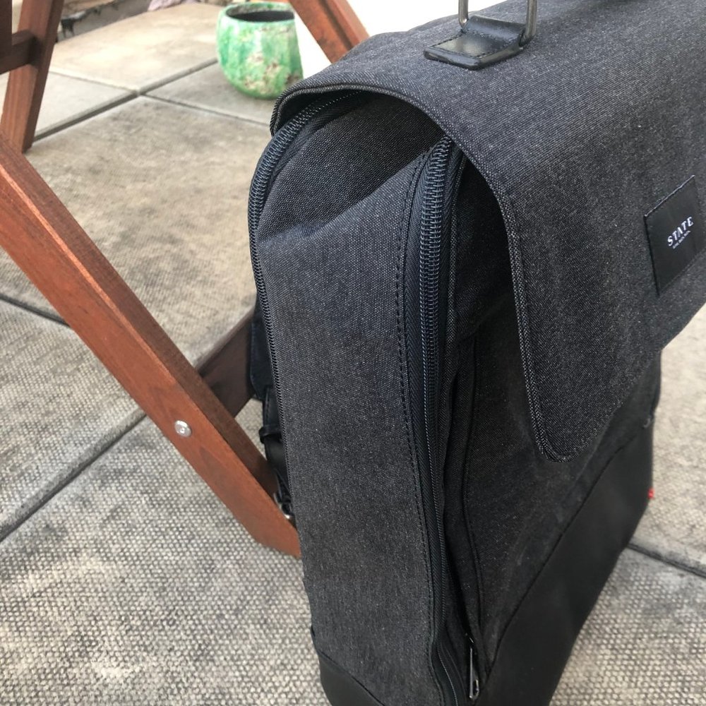 State Bags - Charcoal Rugged Nylon Rucksack - Picture 11 of 12